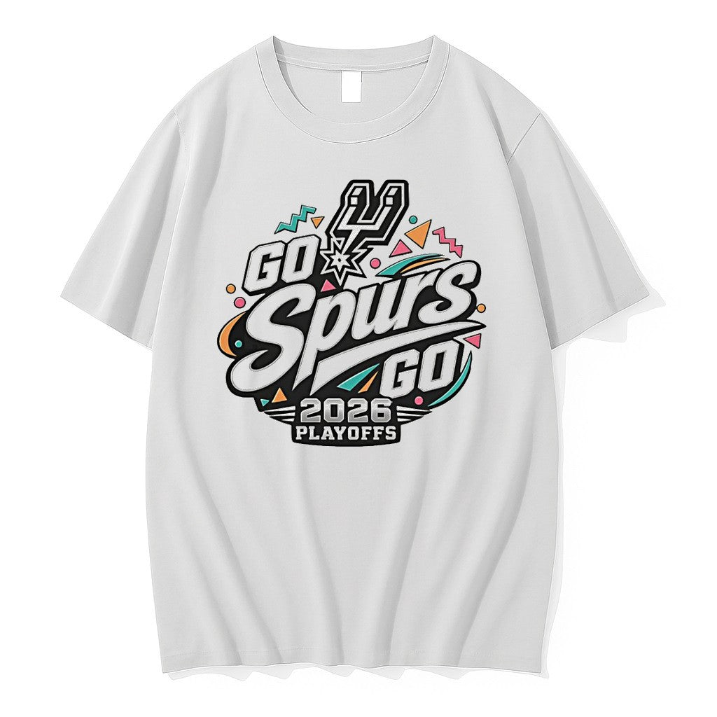 Official Go Spurs 2026 Playoffs San Antonio Spurs Vintage T Shirts Jpg Unisex T-shirt, Sweatshirt, Hoodie, Long Sleeve Tee - T-Shirt, Sweatshirt, Hoodie