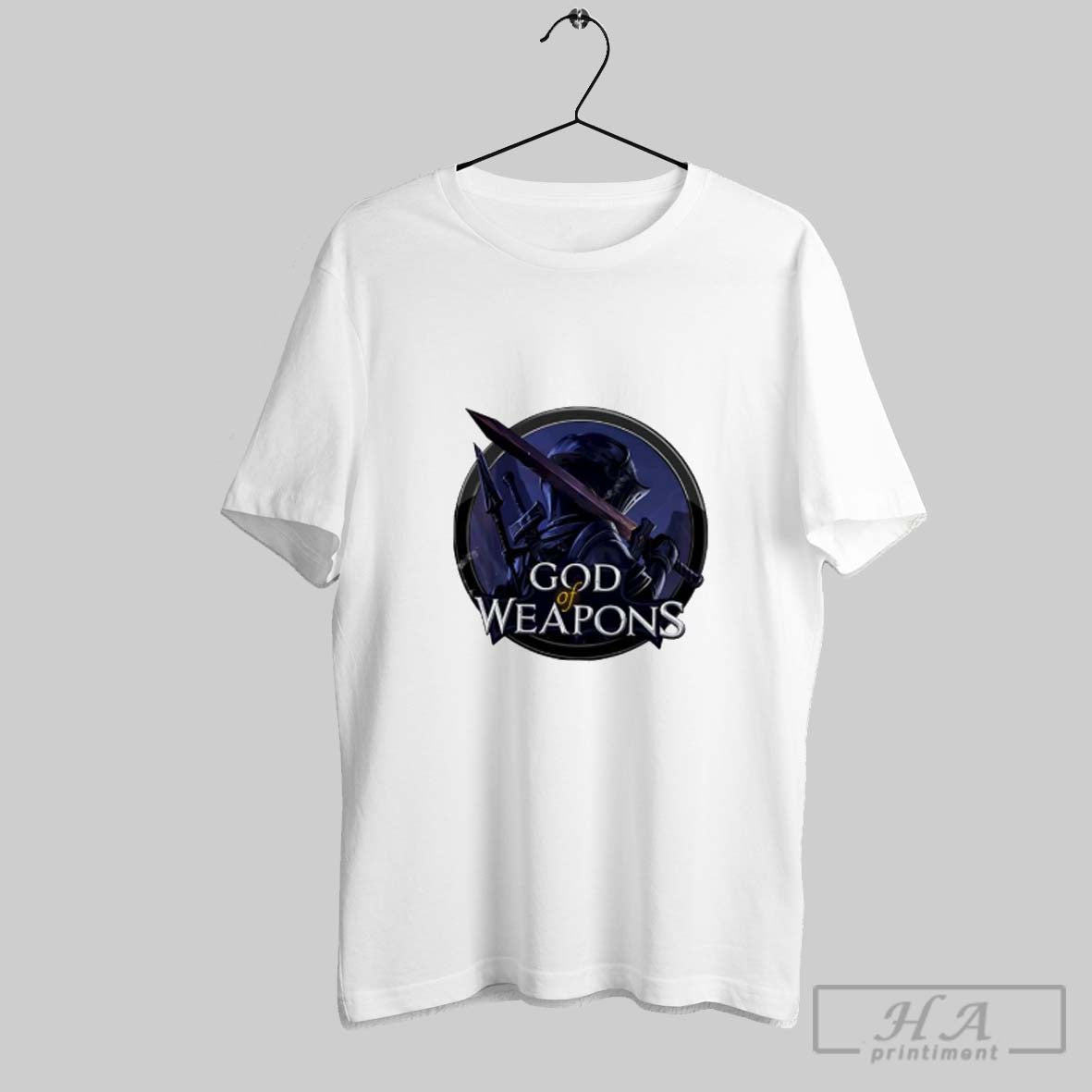 Official God Of Weapons Logo Unisex T-shirt, Sweatshirt, Hoodie, Long Sleeve Tee - T-Shirt, Sweatshirt, Hoodie