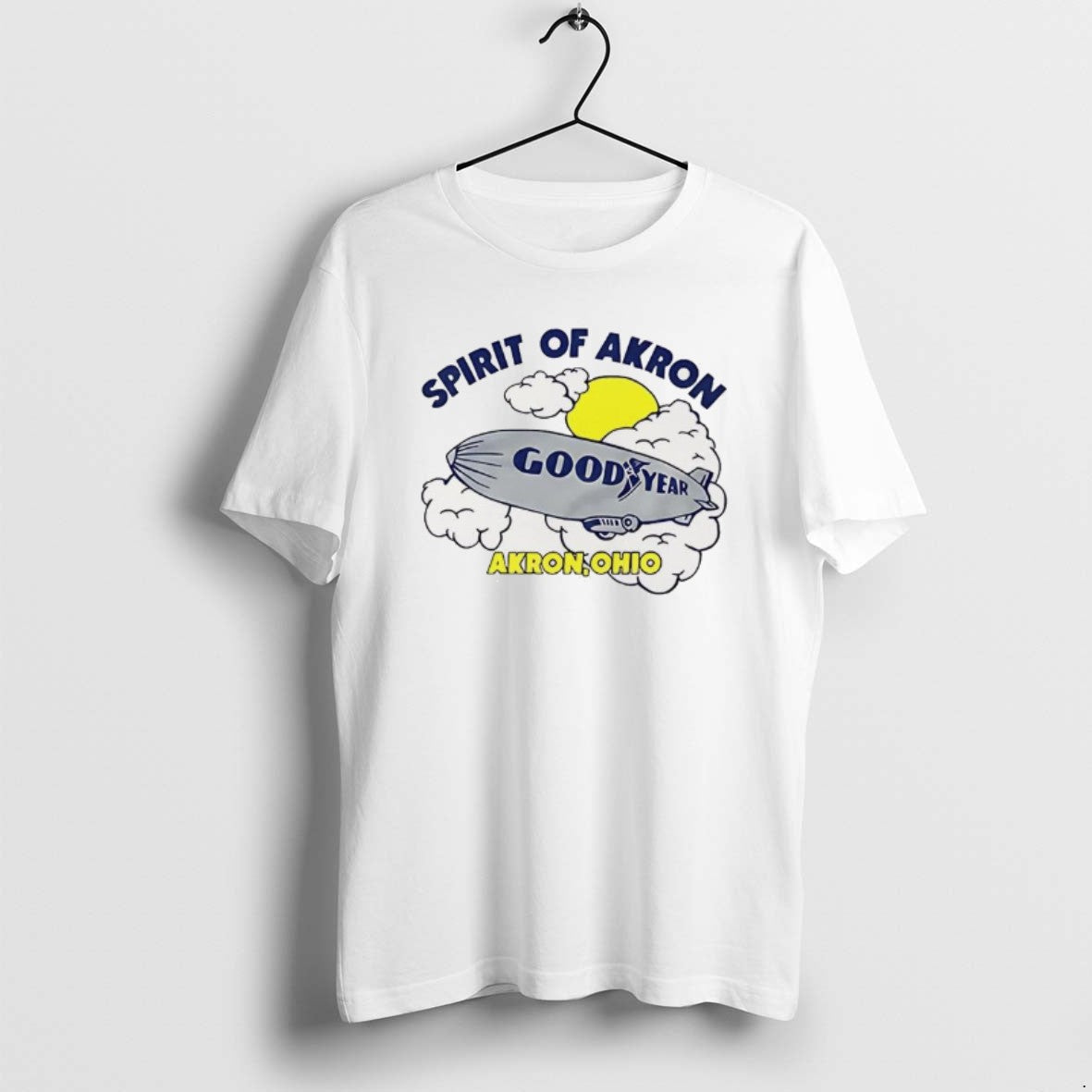 Official Goodyear Blimp Spirit Akron Ohio Cartoon T-Shirts, Hoodie, Sweatshirt - T-Shirt, Sweatshirt, Hoodie