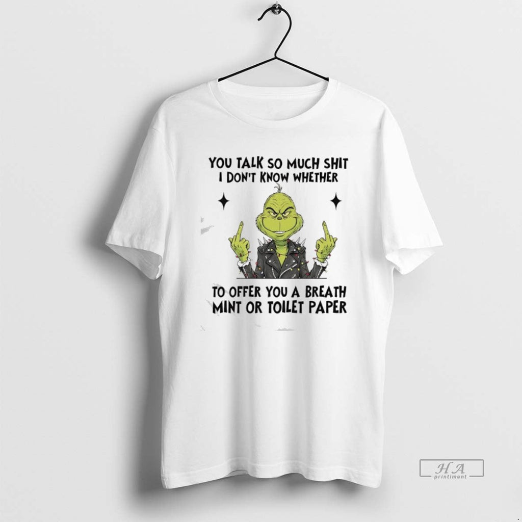 Official Grinch Rock Suit You Talk So Much Shit I Dont Know Whether Offer T-Shirts, Hoodie, Sweatshirt - T-Shirt, Sweatshirt, Hoodie