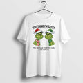 Official Grinch Santa Couple You Think Im Sassy You Should Meet Girl I Gave T-Shirts, Hoodie, Sweatshirt - T-Shirt, Sweatshirt, Hoodie