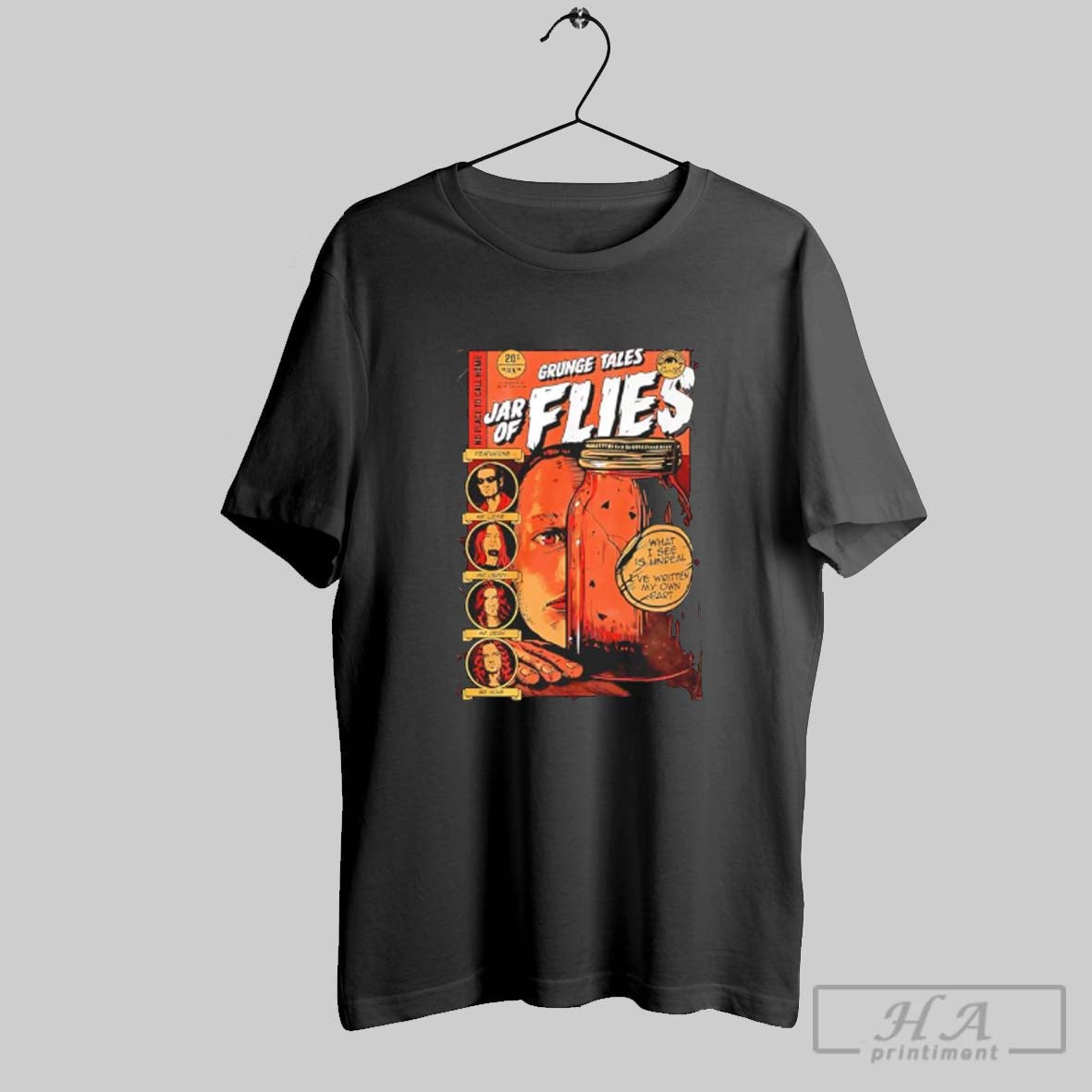 Official Grunge Tales Jar Of Flies Unisex T-shirt, Sweatshirt, Hoodie, Long Sleeve Tee - T-Shirt, Sweatshirt, Hoodie