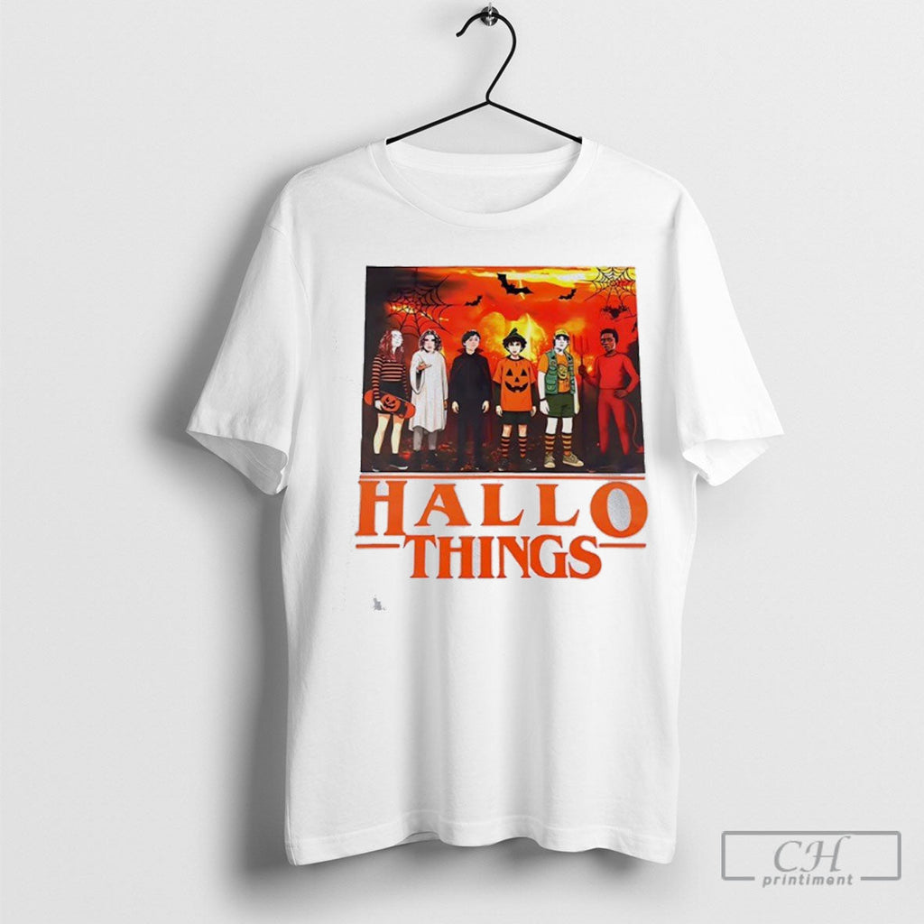 Official Hallo Things Halloween Shirt Unisex T-shirt, Sweatshirt, Hoodie, Long Sleeve Tee - T-Shirt, Sweatshirt, Hoodie