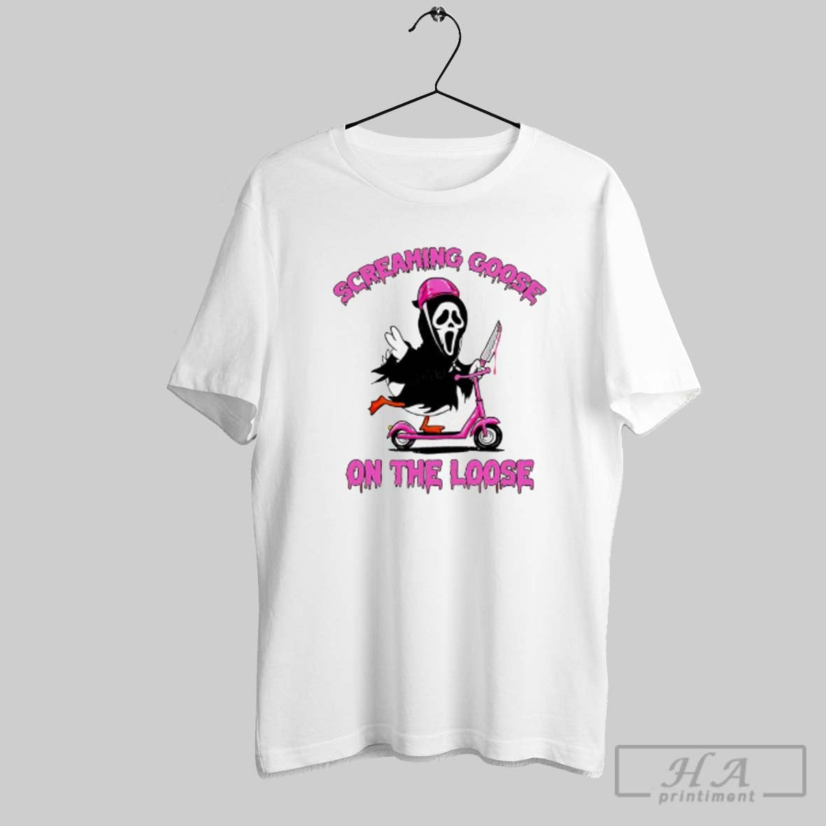 Official Halloween Ghostface Scream On Loose Horror Unisex T-shirt, Sweatshirt, Hoodie, Long Sleeve Tee - T-Shirt, Sweatshirt, Hoodie