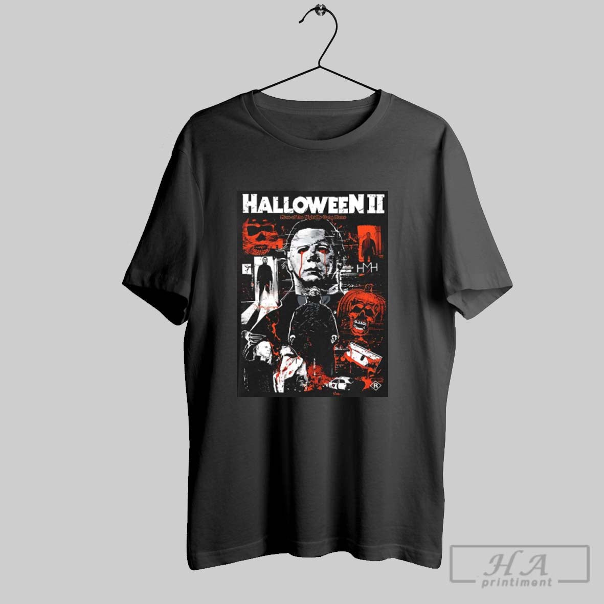 Official Halloween Ii More Of The Night He Came Home Michael Myers Horror Movie Poster Unisex T-shirt, Sweatshirt, Hoodie, Long Sleeve Tee - T-Shirt, Sweatshirt, Hoodie