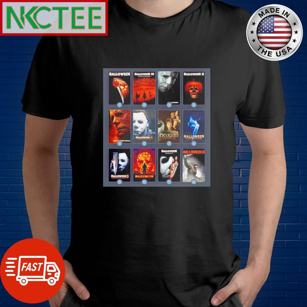 Official Halloween series movies shirt Unisex T-shirt, Sweatshirt, Hoodie, Long Sleeve Tee - T-Shirt, Sweatshirt, Hoodie