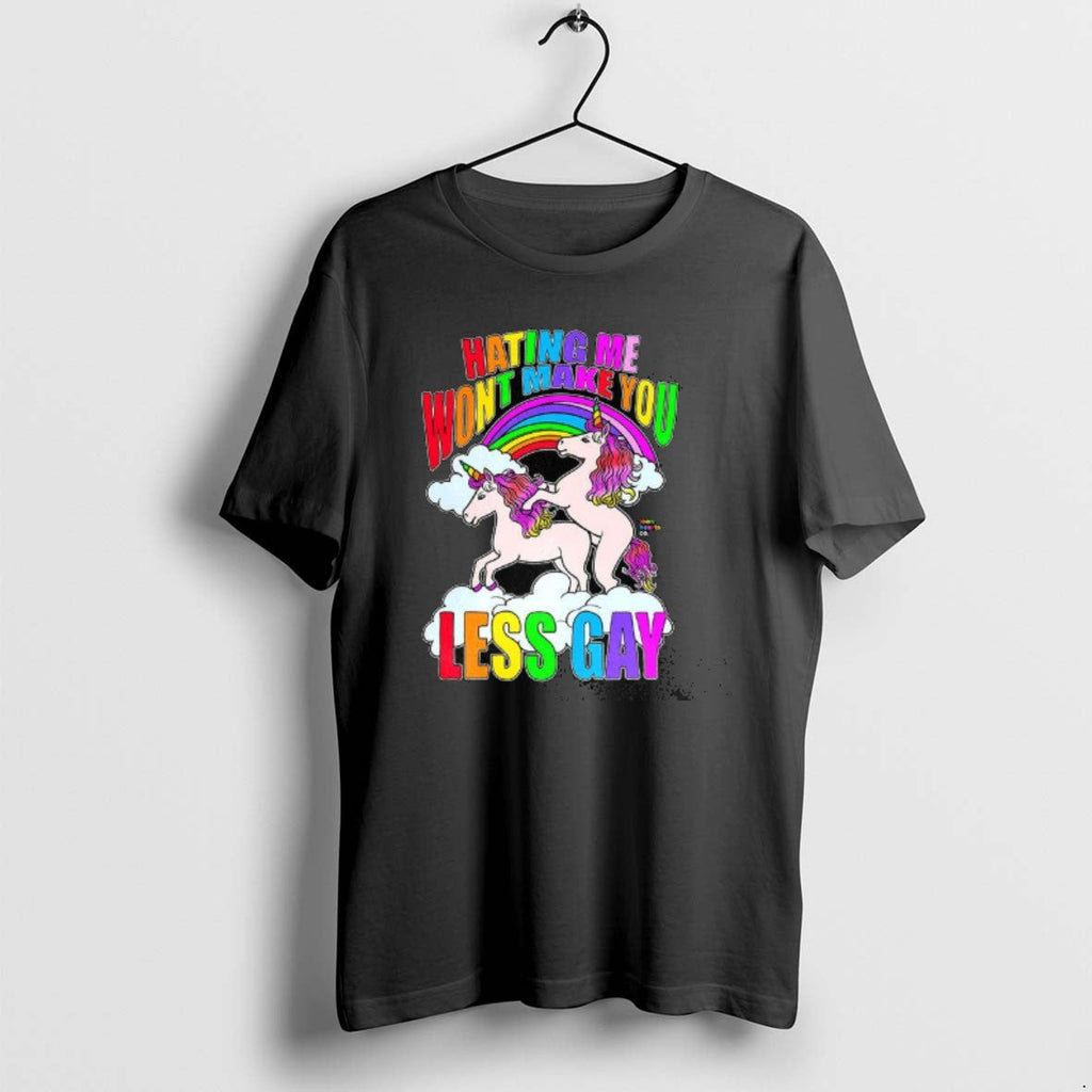 Official Hating Me Wont Make You Less Gay Unicorn Rainbow T-Shirts, Hoodie, Sweatshirt - T-Shirt, Sweatshirt, Hoodie