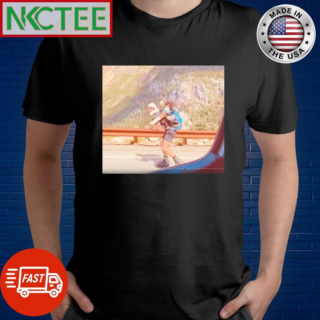 Official He carries the dog on his back and rollerblades shirt Unisex T-shirt, Sweatshirt, Hoodie, Long Sleeve Tee - T-Shirt, Sweatshirt, Hoodie