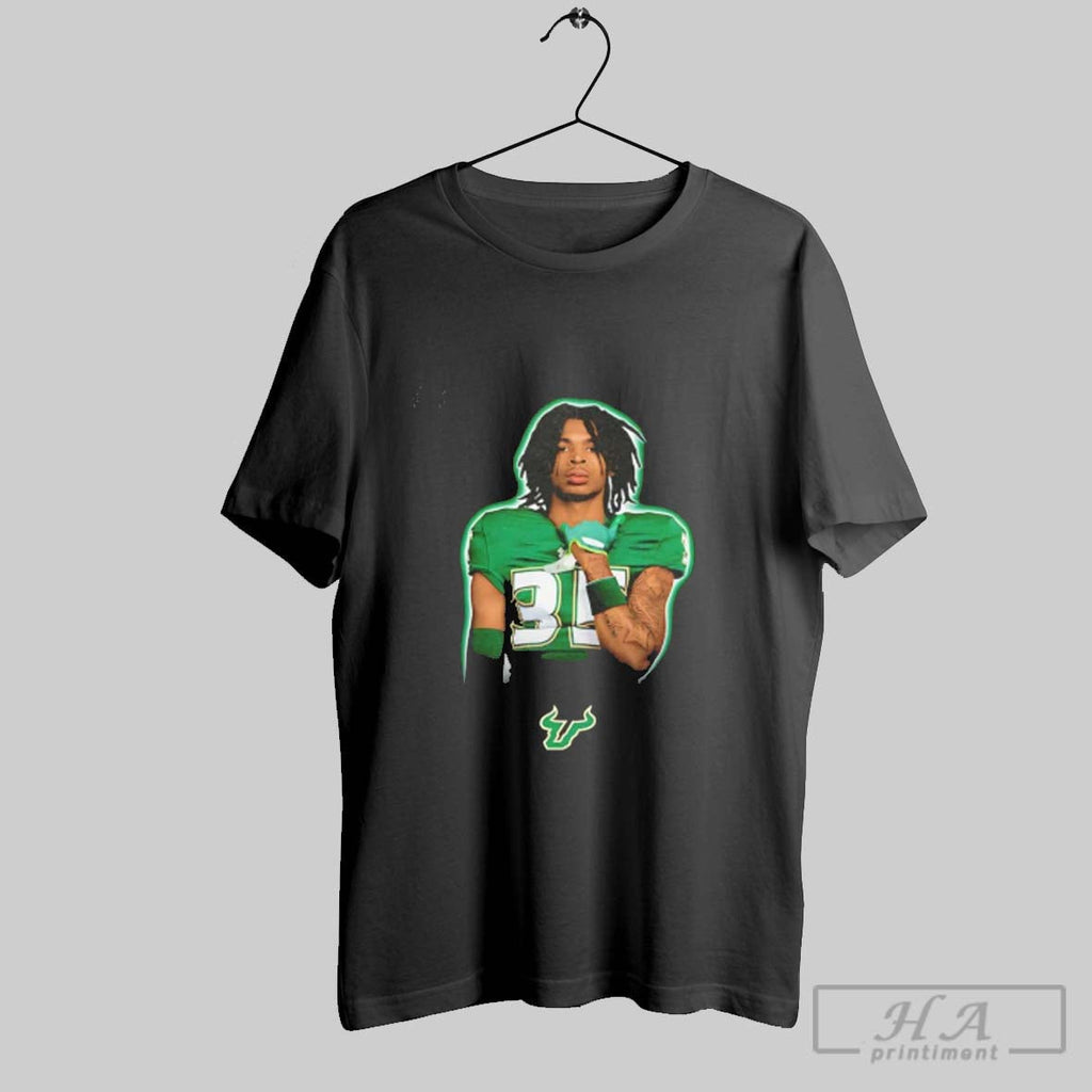 Official Herlin Perry Jr South Florida Bulls Portrait Unisex T-shirt, Sweatshirt, Hoodie, Long Sleeve Tee - T-Shirt, Sweatshirt, Hoodie