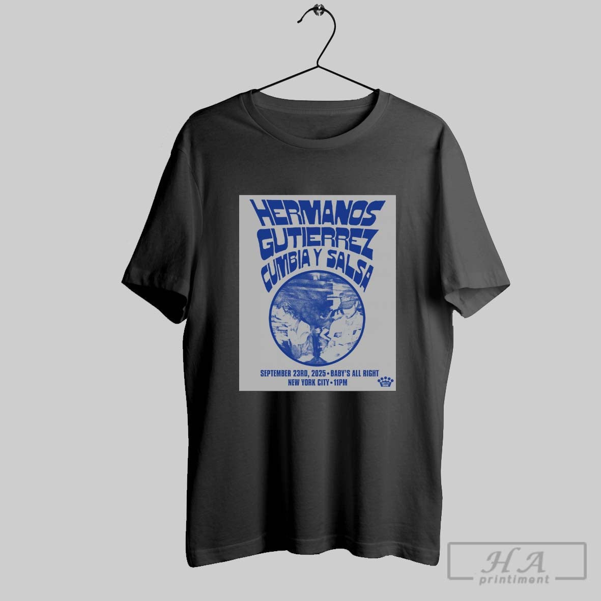 Official Hermanos Gutierrez Cumbia Y Salsa September 23rd 2025 Babys All Right New York City - T-Shirt, Sweatshirt, Hoodie