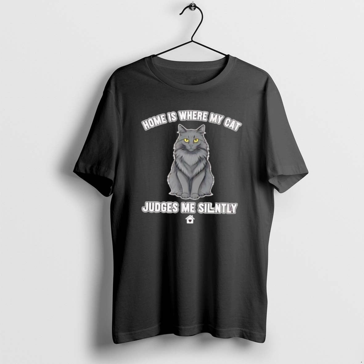 Official Home Is Where My Cat Judges Me Silently T-Shirts, Hoodie, Sweatshirt - T-Shirt, Sweatshirt, Hoodie