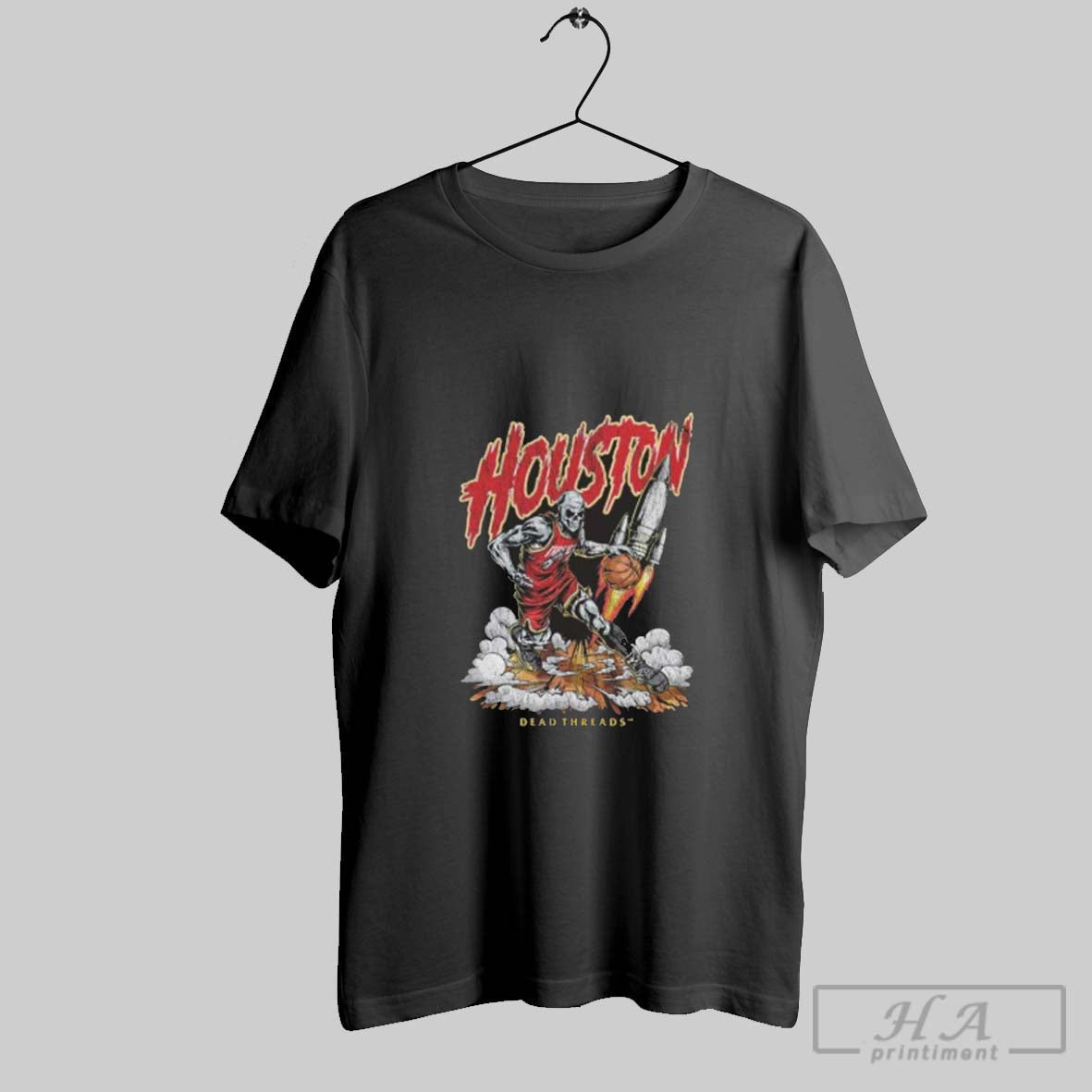Official Houston Rockets Basketball Dead Threads Unisex T-shirt, Sweatshirt, Hoodie, Long Sleeve Tee - T-Shirt, Sweatshirt, Hoodie