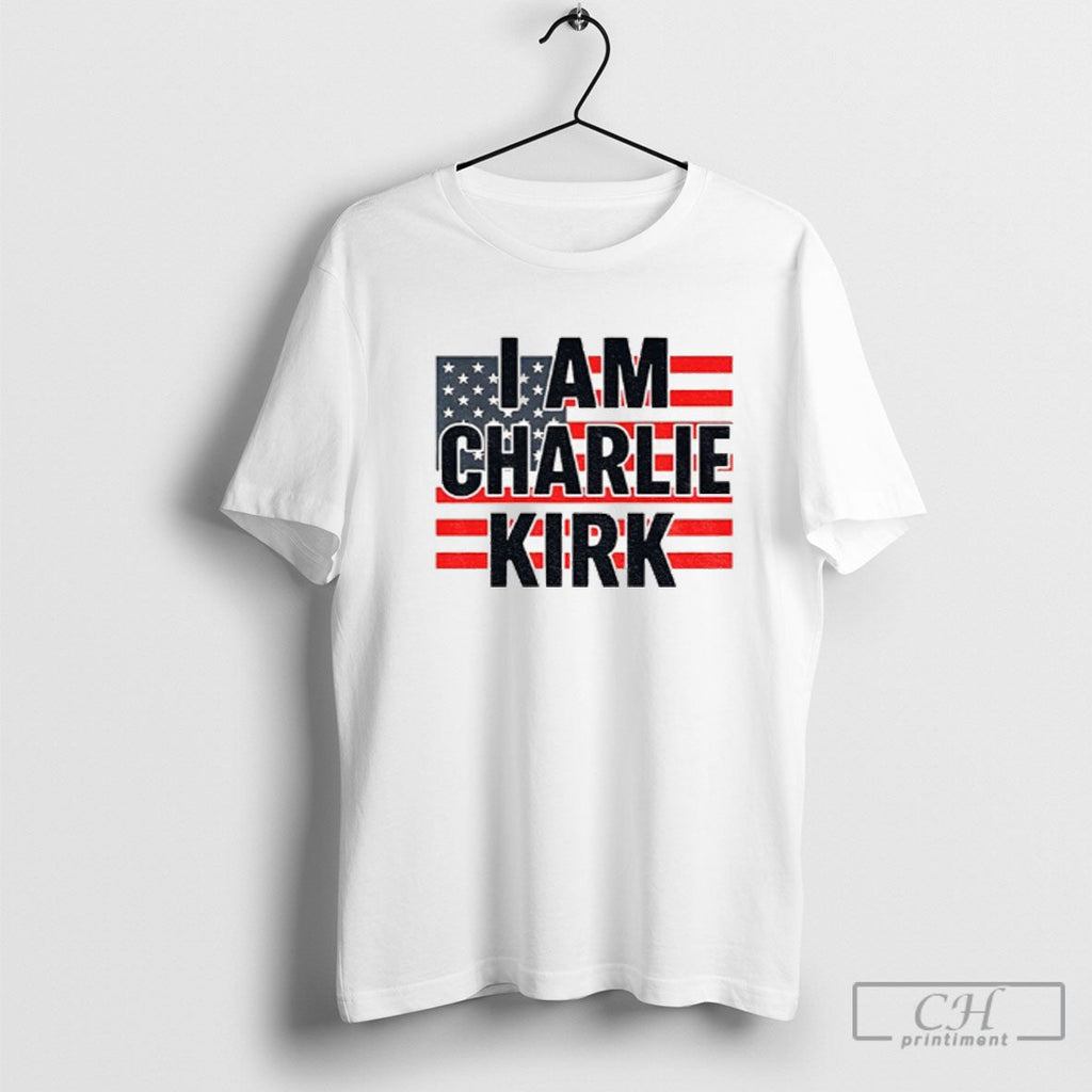 Official I Am Charlie Kirk Turning Point Usa Shirt Unisex T-shirt, Sweatshirt, Hoodie, Long Sleeve Tee - T-Shirt, Sweatshirt, Hoodie