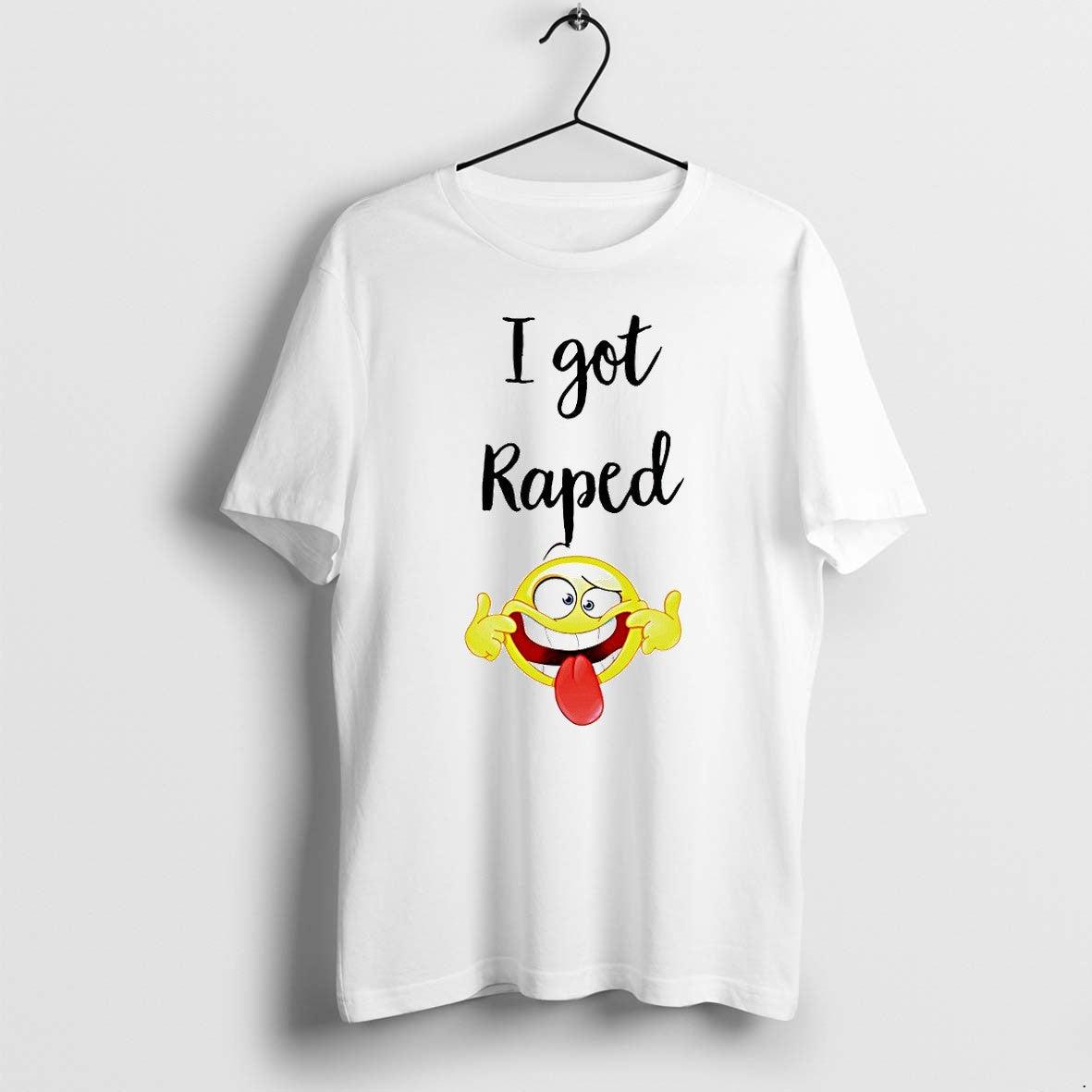 Official I Got Raped Icon Funny Meme T Shirts Jpg Unisex T-shirt, Sweatshirt, Hoodie, Long Sleeve Tee - T-Shirt, Sweatshirt, Hoodie