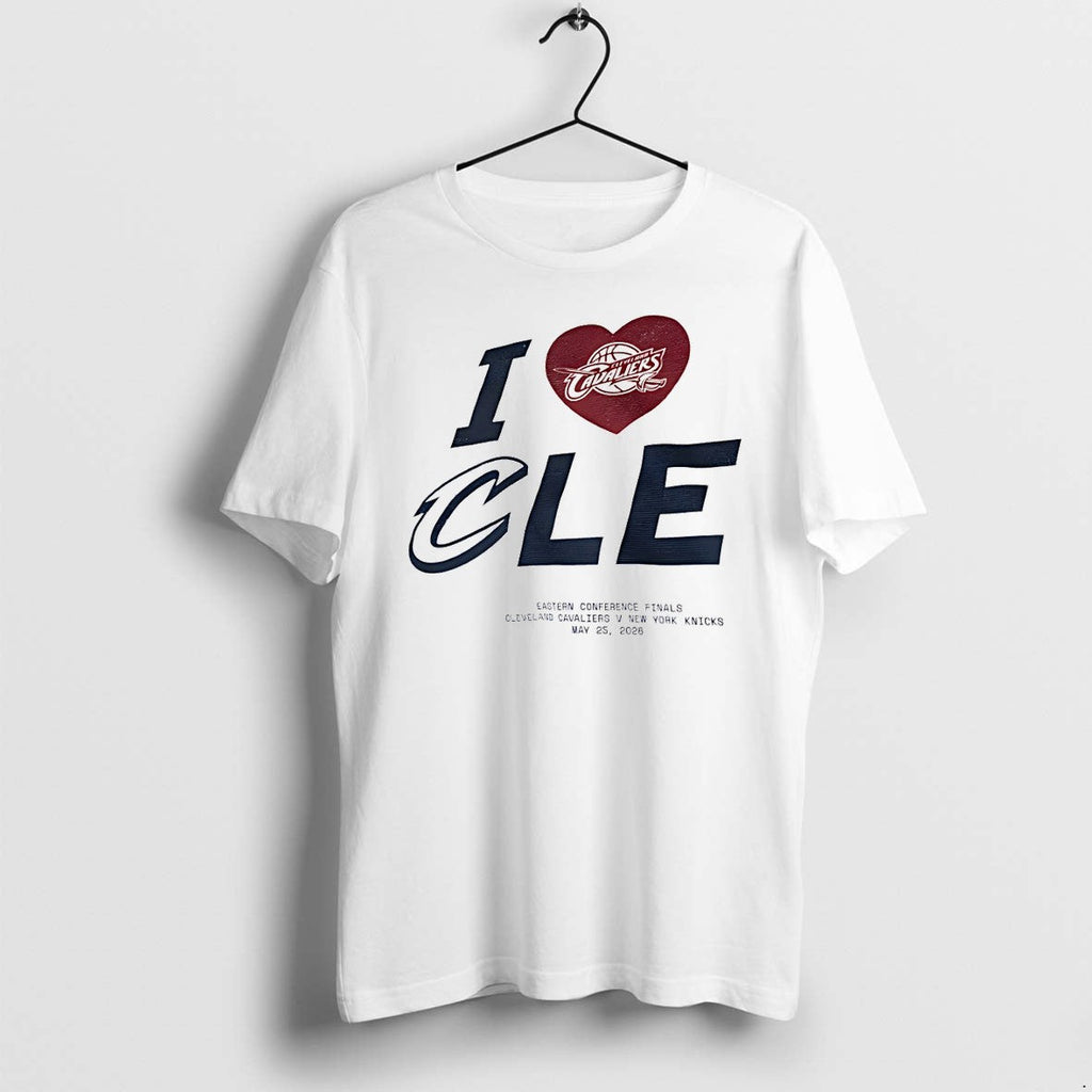 Official I Love Cleveland Cavaliers Eastern Conference Finals New York 2026 T Shirts Unisex T-shirt, Sweatshirt, Hoodie, Long Sleeve Tee - T-Shirt, Sweatshirt, Hoodie