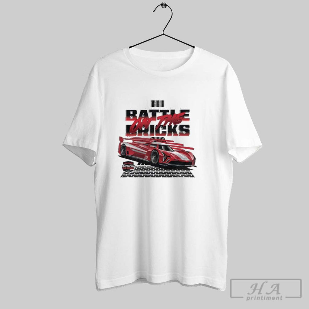 Official Indianapolis Motor Speedway 2025 Tirerack Com Battle On The Bricks Event Unisex T-shirt, Sweatshirt, Hoodie, Long Sleeve Tee - T-Shirt, Sweatshirt, Hoodie