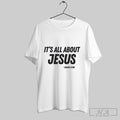 Official Its All About Jesus Stand With Charlie Kirk Support Unisex T-shirt, Sweatshirt, Hoodie, Long Sleeve Tee - T-Shirt, Sweatshirt, Hoodie