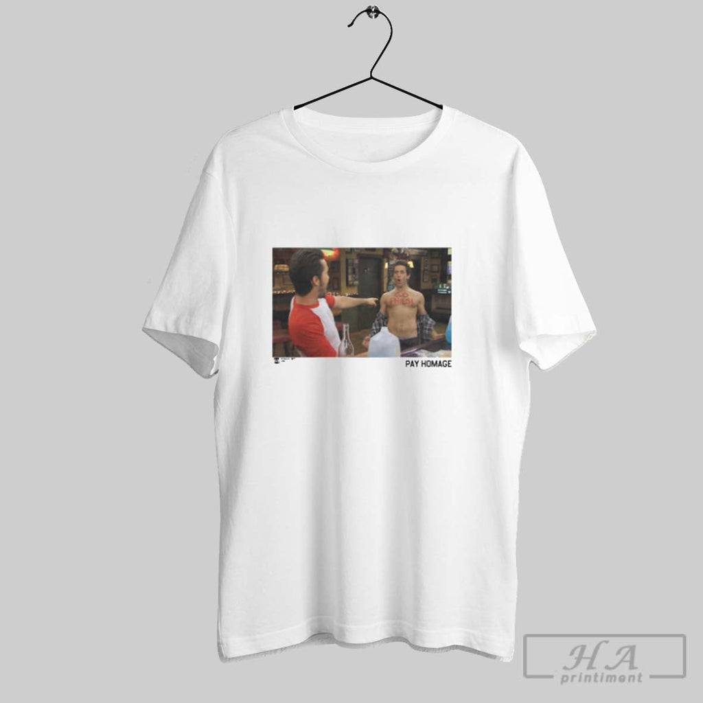 Official Its Always Sunny In Philadelphia X Phillies Pay Homage Go Phils Photo Unisex T-shirt, Sweatshirt, Hoodie, Long Sleeve Tee - T-Shirt, Sweatshirt, Hoodie