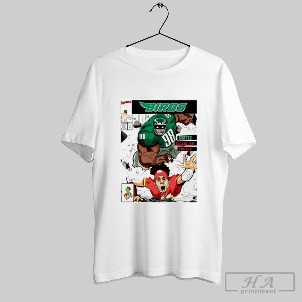 Official Jalen Carter Philadelphia Football Smash Comic Style Unisex T-shirt, Sweatshirt, Hoodie, Long Sleeve Tee - T-Shirt, Sweatshirt, Hoodie