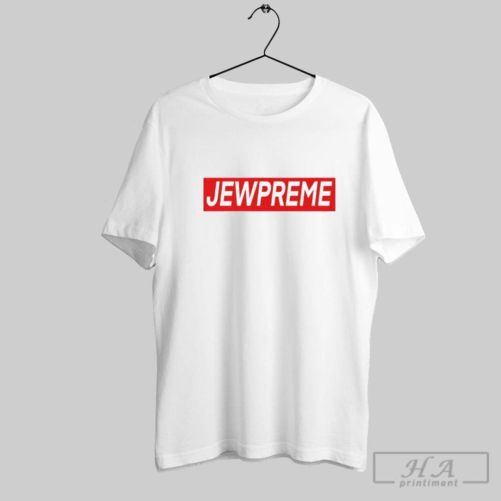 Official Jewpreme Logo Parody Unisex T-shirt, Sweatshirt, Hoodie, Long Sleeve Tee - T-Shirt, Sweatshirt, Hoodie