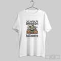 Official Just Waiting For Amazon Santa Grinch Halloween 2025 Shirt Unisex T-shirt, Sweatshirt, Hoodie, Long Sleeve Tee - T-Shirt, Sweatshirt, Hoodie