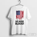 Official Justice For Charlie Kirk No More Blood Paint Mark American Flag Shirt Unisex T-shirt, Sweatshirt, Hoodie, Long Sleeve Tee - T-Shirt, Sweatshirt, Hoodie