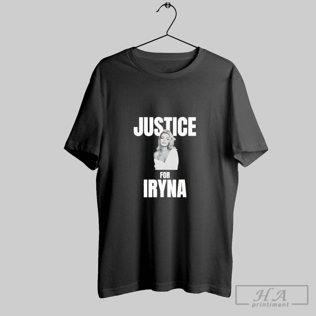 Official Justice For Iryna Zarutska Ukrainian Refugee Kill Unisex T-shirt, Sweatshirt, Hoodie, Long Sleeve Tee - T-Shirt, Sweatshirt, Hoodie
