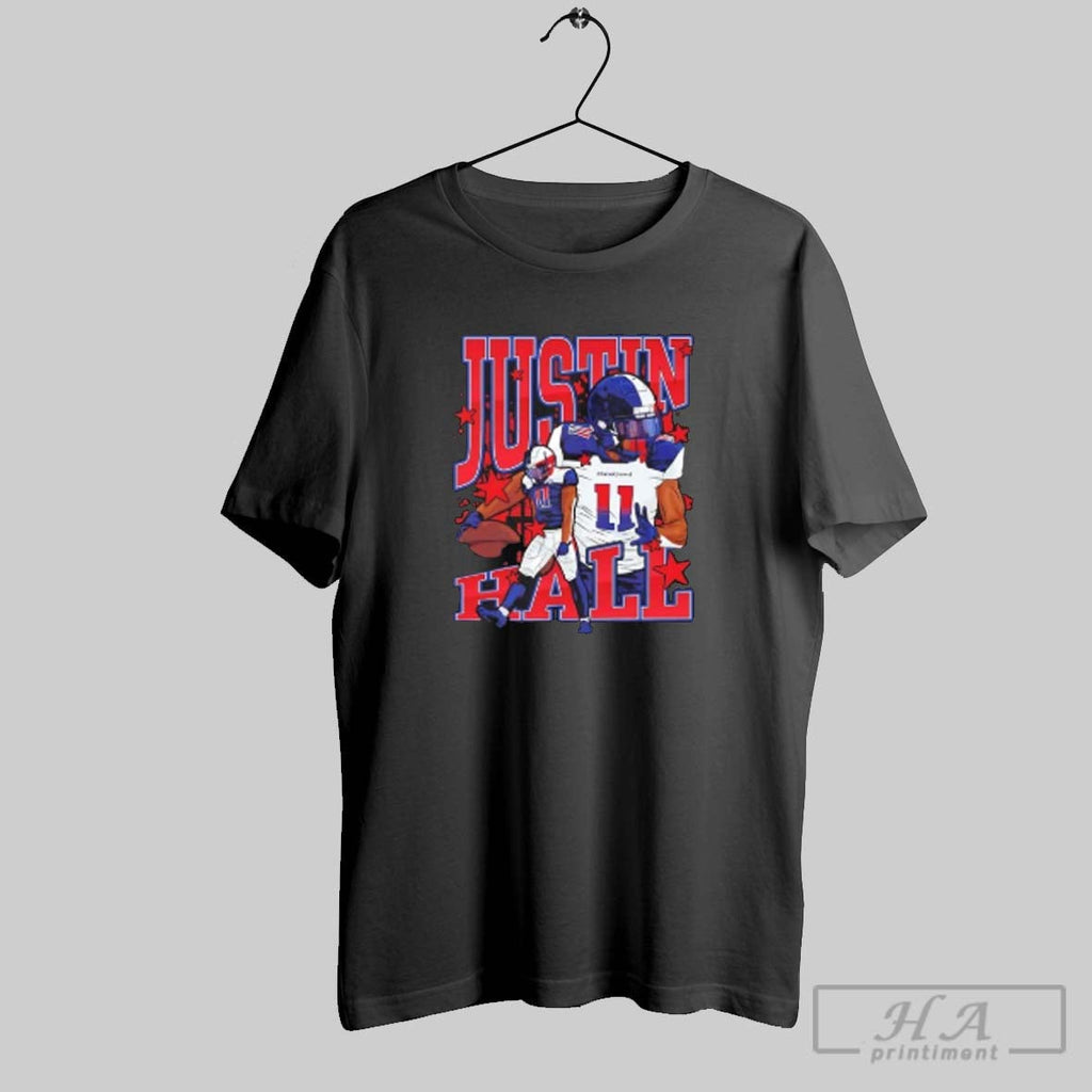 Official Justin Hall Graphic Houston Gamblers Unisex T-shirt, Sweatshirt, Hoodie, Long Sleeve Tee - T-Shirt, Sweatshirt, Hoodie