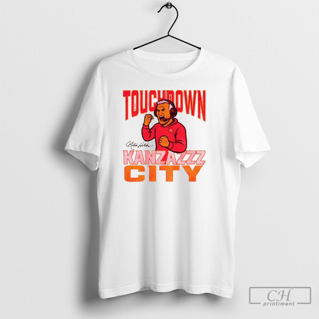 Official Kansas City Chiefs Coach Touchdown Kanzazzz City Signature Shirt Unisex T-shirt, Sweatshirt, Hoodie, Long Sleeve Tee - T-Shirt, Sweatshirt, Hoodie