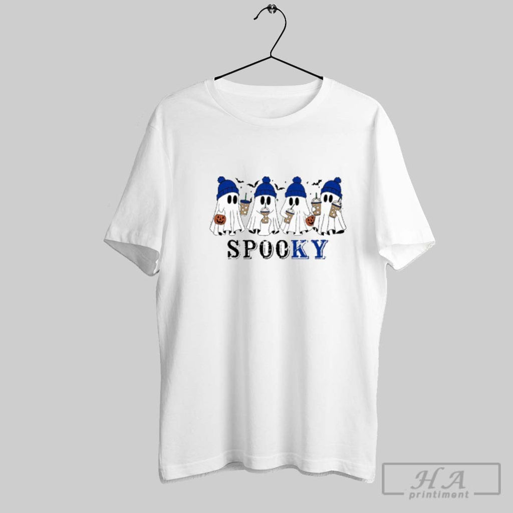 Official Kentucky Wildcats Spooky Ghosts Halloween Unisex T-shirt, Sweatshirt, Hoodie, Long Sleeve Tee - T-Shirt, Sweatshirt, Hoodie