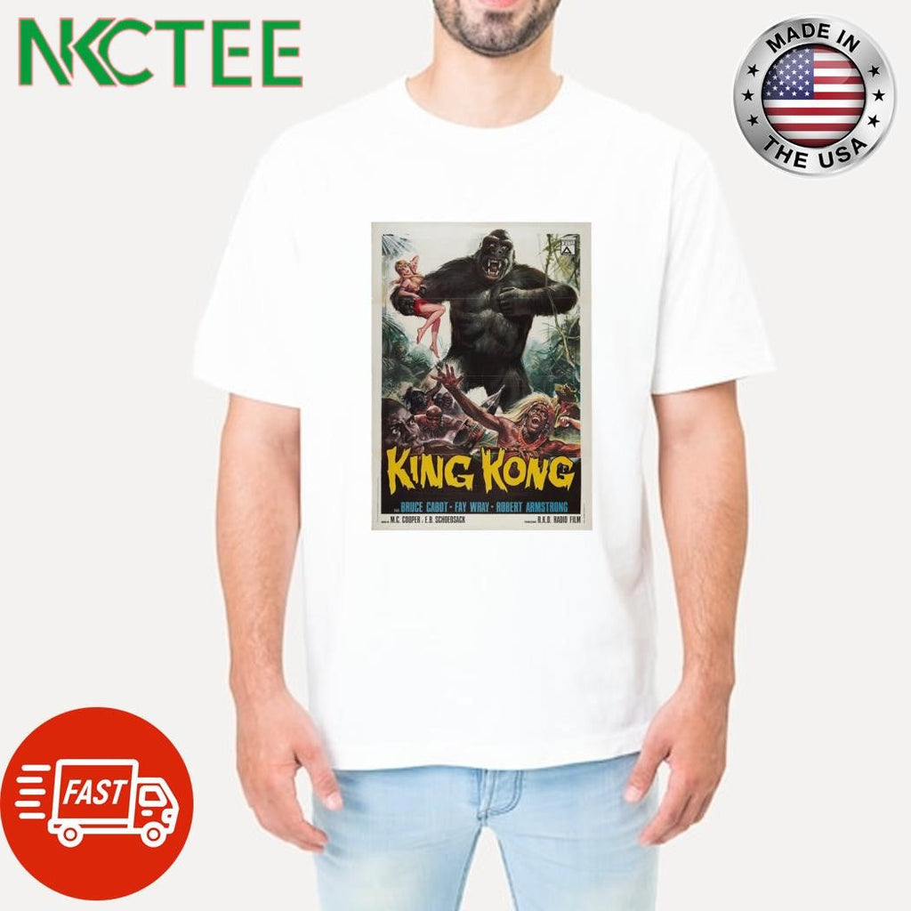 Official King Kong 1933 Halloween shirt Unisex T-shirt, Sweatshirt, Hoodie, Long Sleeve Tee - T-Shirt, Sweatshirt, Hoodie