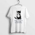 Official Kitten Thinks Of Nothing But Murder All Day White T Shirts Jpg Unisex T-shirt, Sweatshirt, Hoodie, Long Sleeve Tee - T-Shirt, Sweatshirt, Hoodie