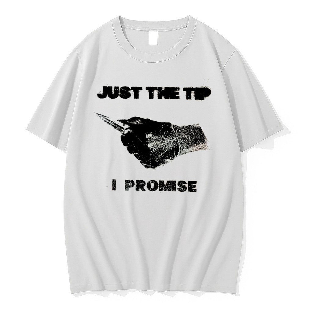Official Knife Sharp Just The Tip I Promise Tee T Shirts Jpg Unisex T-shirt, Sweatshirt, Hoodie, Long Sleeve Tee - T-Shirt, Sweatshirt, Hoodie