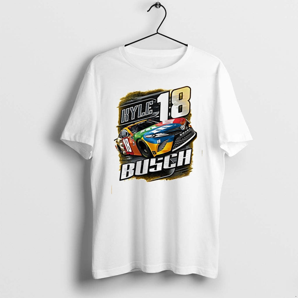 Official Kyle Busch 18 Nascar Racing Graphic Vintage Toyota Camry Race Car T Shirts Unisex T-shirt, Sweatshirt, Hoodie, Long Sleeve Tee - T-Shirt, Sweatshirt, Hoodie
