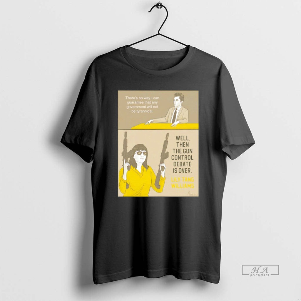Official Lily Tang Williams Well Then Gun Control Debate Is Over Meme T-Shirts, Hoodie, Sweatshirt - T-Shirt, Sweatshirt, Hoodie