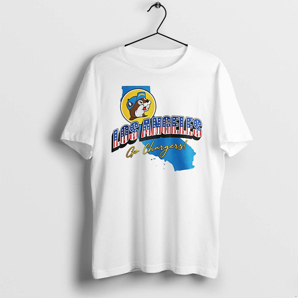 Official Los Angeles Chargers Buc Ees Los Angeles Go Chargers Patriotic Tee T Shirts Unisex T-shirt, Sweatshirt, Hoodie, Long Sleeve Tee - T-Shirt, Sweatshirt, Hoodie