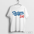 Los Angeles Dodgers Jack Honoring El Toro Fernando Valenzuela 34 Unisex T-shirt, Sweatshirt, Hoodie, Long Sleeve Tee - T-Shirt, Sweatshirt, Hoodie