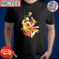 Official Luffy Collab Los Angeles Lakers dunk paint shirt Unisex T-shirt, Sweatshirt, Hoodie, Long Sleeve Tee - T-Shirt, Sweatshirt, Hoodie