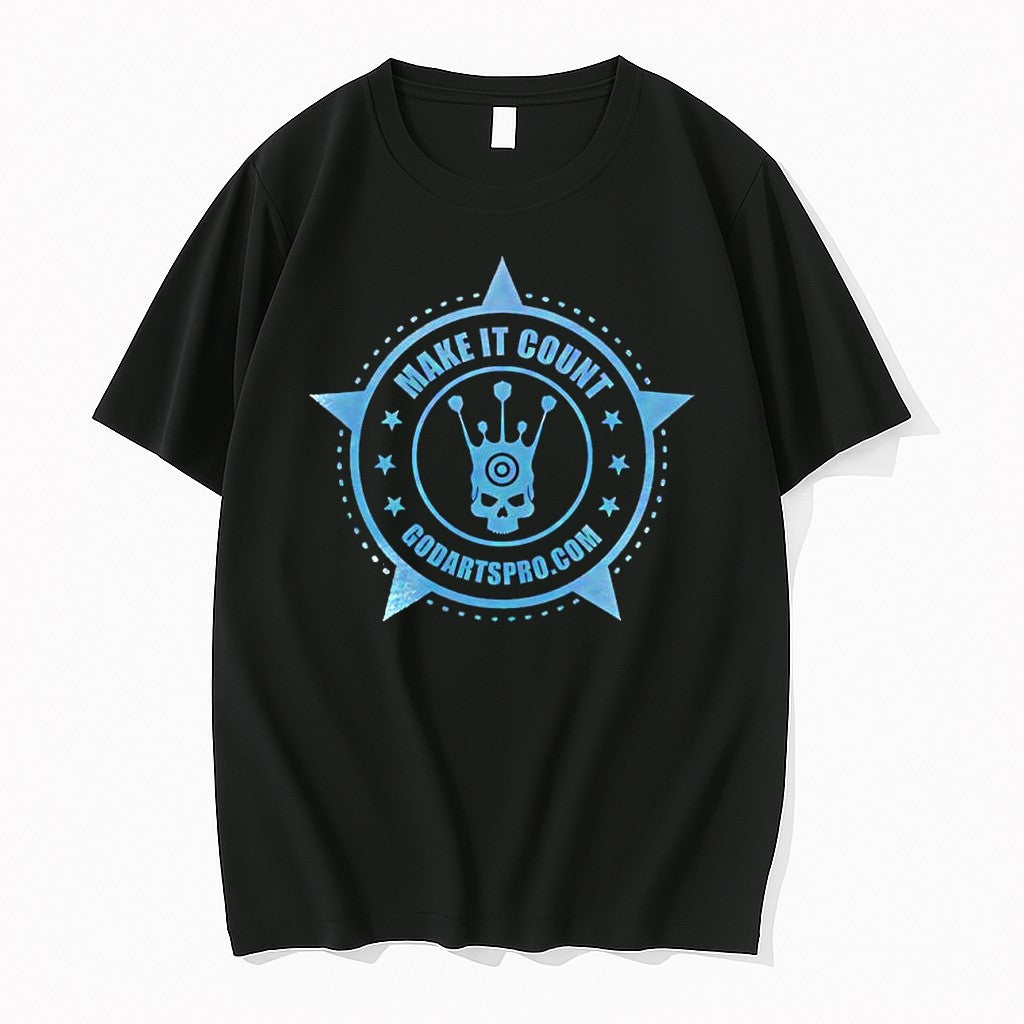 Official Make It Count Darts Skull Crown T Shirts Jpg Unisex T-shirt, Sweatshirt, Hoodie, Long Sleeve Tee - T-Shirt, Sweatshirt, Hoodie