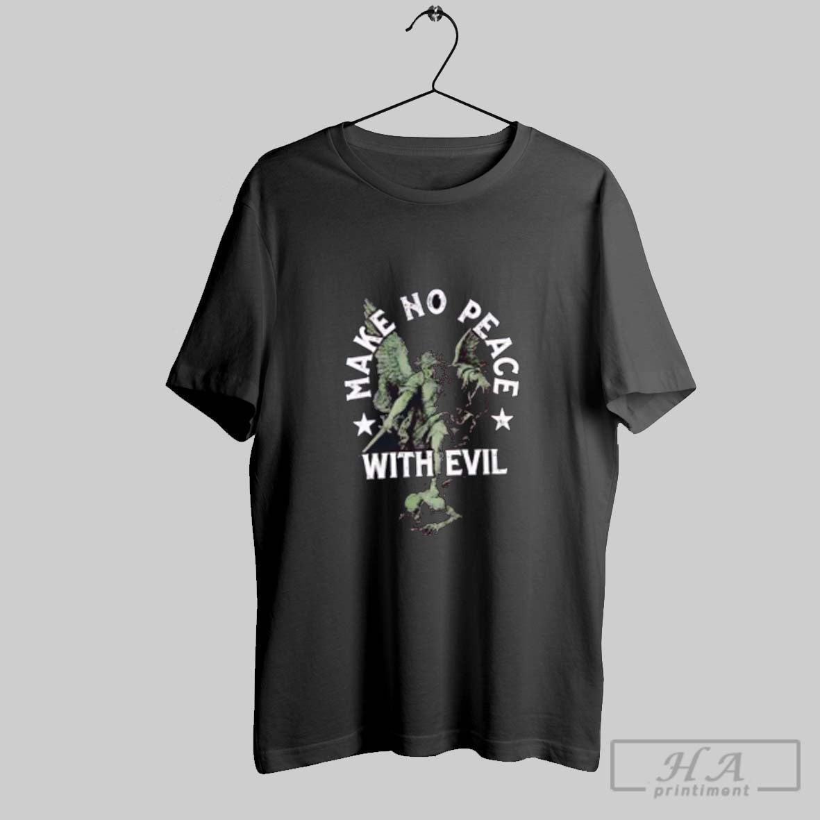 Official Make No Peace With Evil Unisex T-shirt, Sweatshirt, Hoodie, Long Sleeve Tee - T-Shirt, Sweatshirt, Hoodie