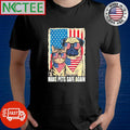 Official Make pets safe again Flag of the United States sunglasses cat dog shirt Unisex T-shirt, Sweatshirt, Hoodie, Long Sleeve Tee - T-Shirt, Sweatshirt, Hoodie