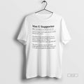 Official Manchester United Fc Man U Supporter Definition Cup Person Whose Clubs Past Success T-Shirts, Hoodie, Sweatshirt - T-Shirt, Sweatshirt, Hoodie