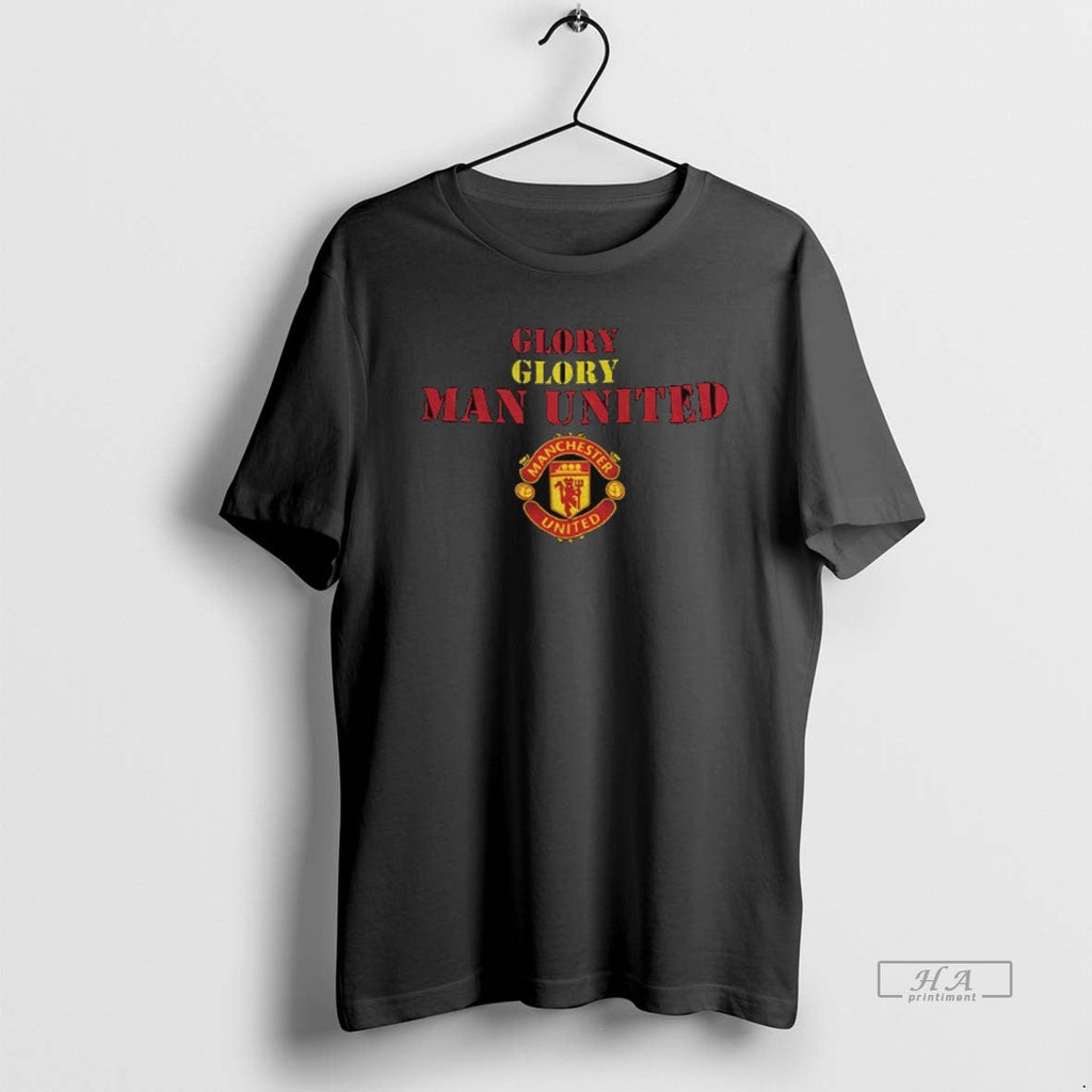 Official Manchester United Fc Logo Glory Glory Man United T-Shirts, Hoodie, Sweatshirt - T-Shirt, Sweatshirt, Hoodie