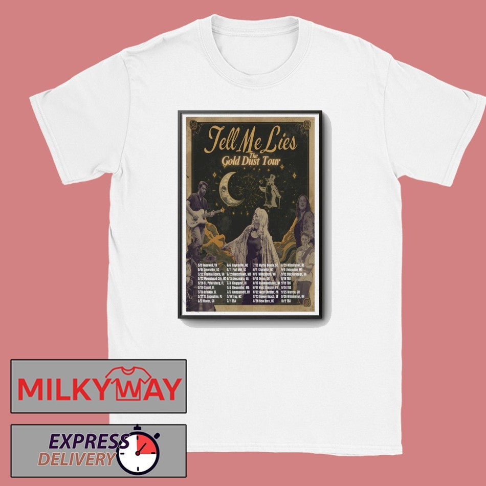 May  Aug 2026 Limited Tell Me Lies Poster Tour shirt Unisex T-shirt, Sweatshirt, Hoodie, Long Sleeve Tee - T-Shirt, Sweatshirt, Hoodie