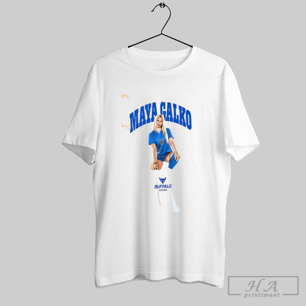Official Maya Galko Buffalo Bulls Soccer Portrait Unisex T-shirt, Sweatshirt, Hoodie, Long Sleeve Tee - T-Shirt, Sweatshirt, Hoodie