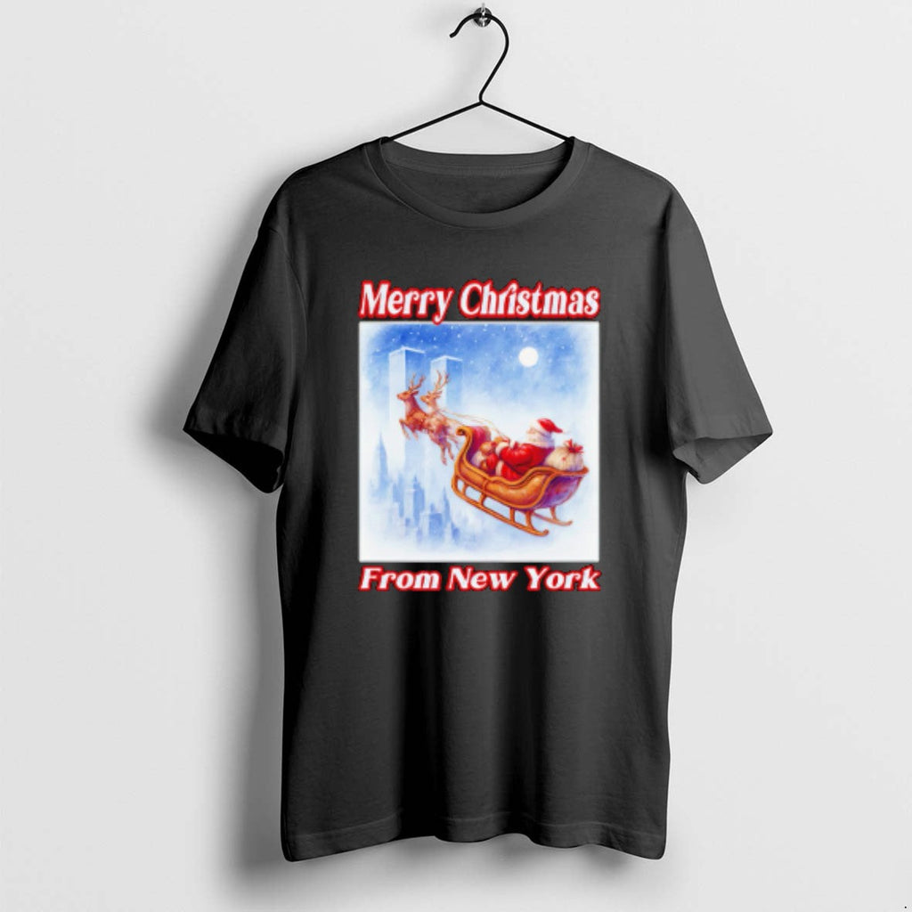 Official Merry New York Santa Rides Reindeer T-Shirts, Hoodie, Sweatshirt - T-Shirt, Sweatshirt, Hoodie