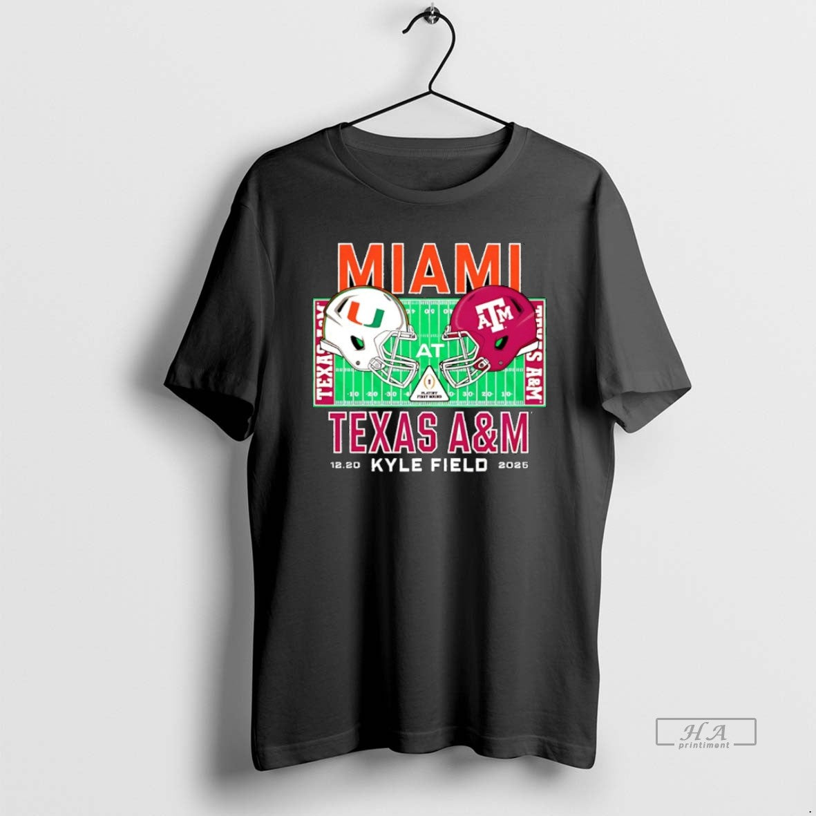 Official Miami Vs Texas Am 2025 College Football Playoff Kyle Field T-Shirts, Hoodie, Sweatshirt - T-Shirt, Sweatshirt, Hoodie