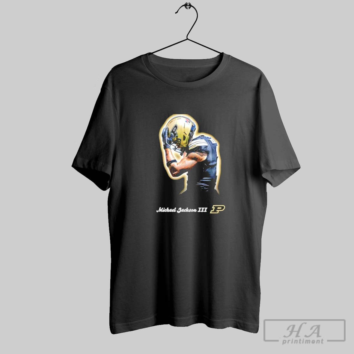 Official Michael Jackson Iii Purdue Boilermakers Portrait Unisex T-shirt, Sweatshirt, Hoodie, Long Sleeve Tee - T-Shirt, Sweatshirt, Hoodie
