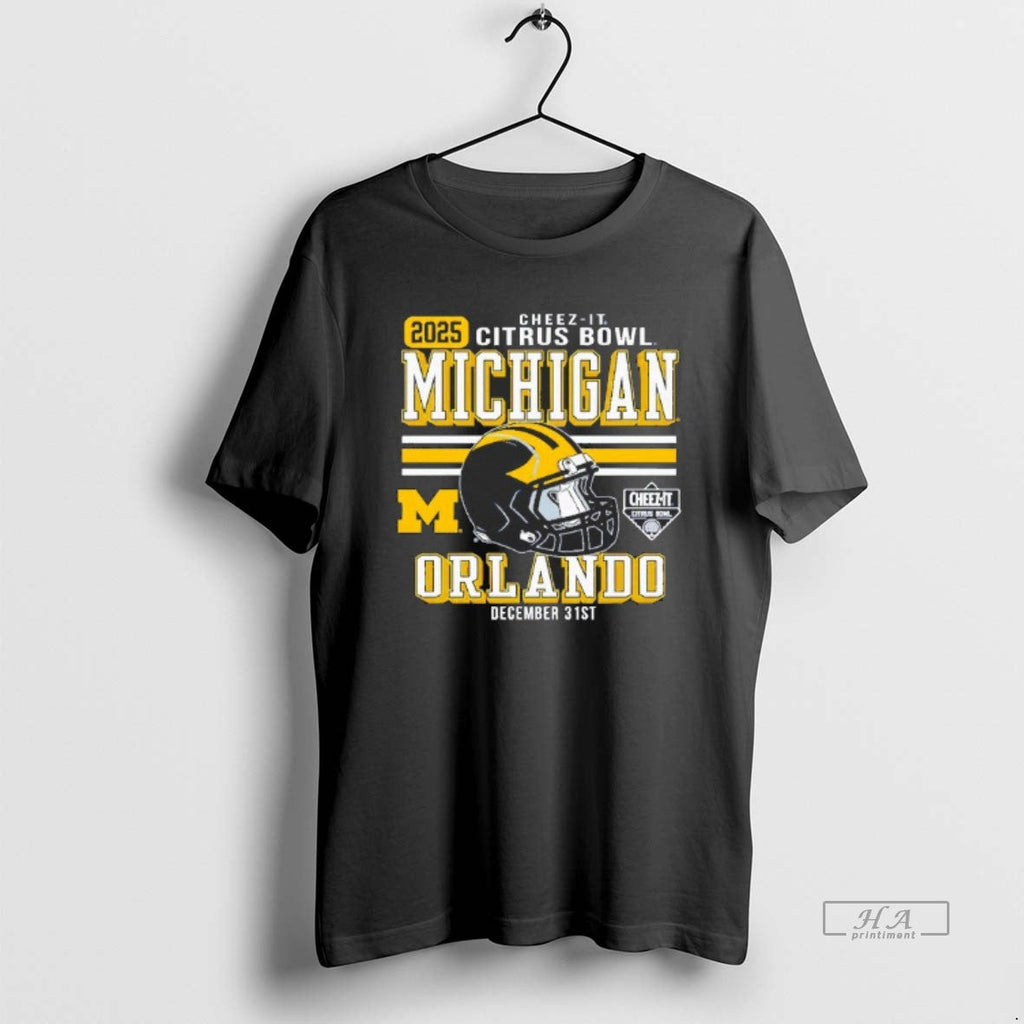 Official Michigan Wolverines 2025 Cheez Citrus Bowl Orlando Helmet Blackshirt T-Shirts, Hoodie, Sweatshirt - T-Shirt, Sweatshirt, Hoodie