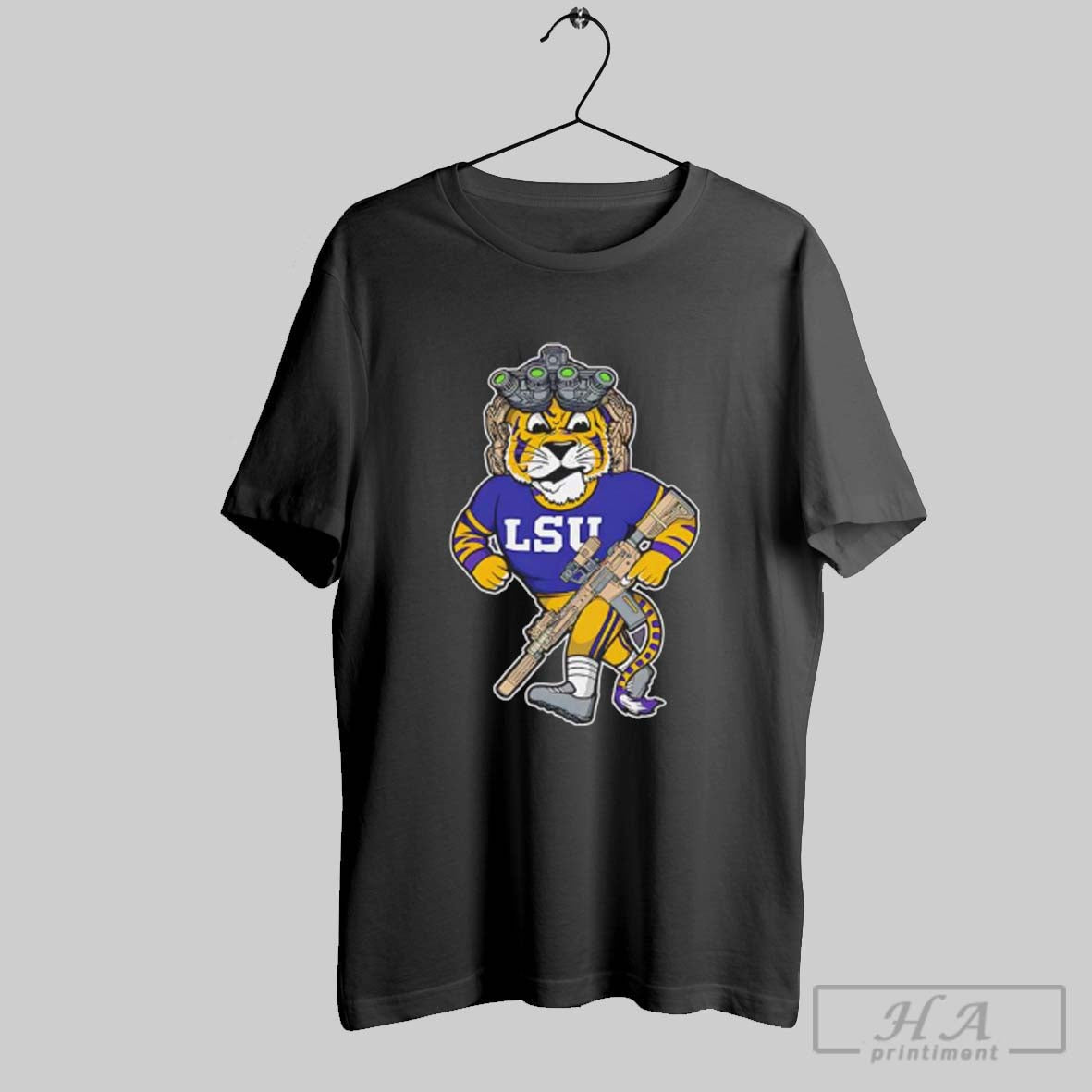 Official Mike The Lsu Tiger Soldier Unisex T-shirt, Sweatshirt, Hoodie, Long Sleeve Tee - T-Shirt, Sweatshirt, Hoodie